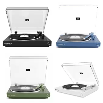 Victrola Automatic Turntable [Black/Blue/Green/White]