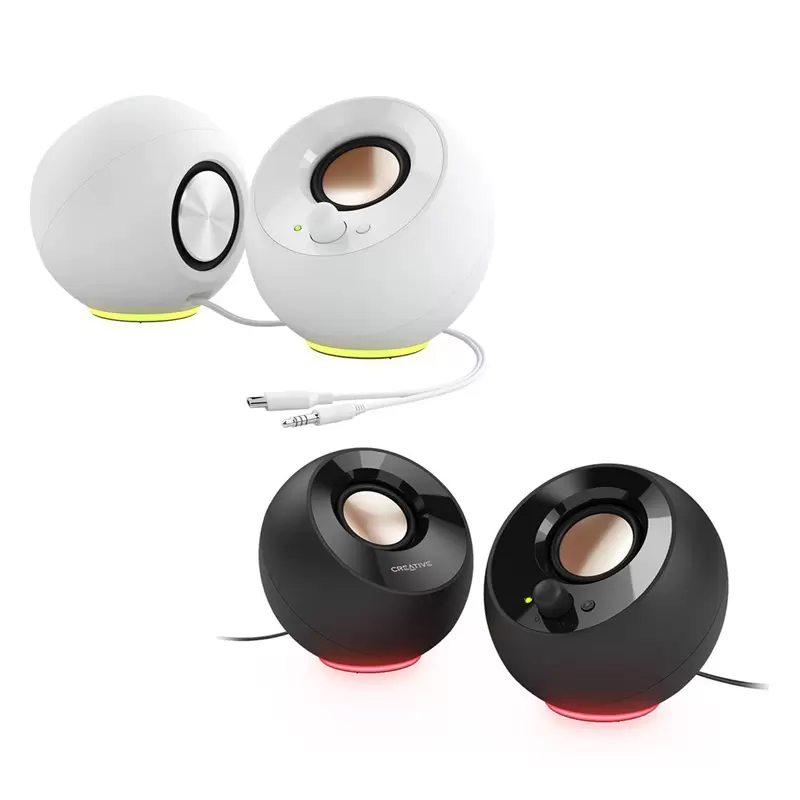 Creative Pebble SE [Black/White]