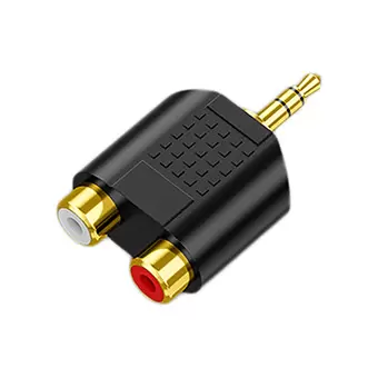 ERTK Dual RCA to 3.5 Adapter หัวแปลงแบบ RCA คู่ขาวแดง เป็น 3.5 สำหรับ คอมพิวเตอร์ TV