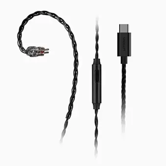 Simgot LC1T ii สายอัพเกรดหูฟัง ขั้ว 2พิน0.78 มีไมค์ในตัวรับสายและสนทนาด้วยเสียงได้ชัดเจน [2Pin 3.5MM.]