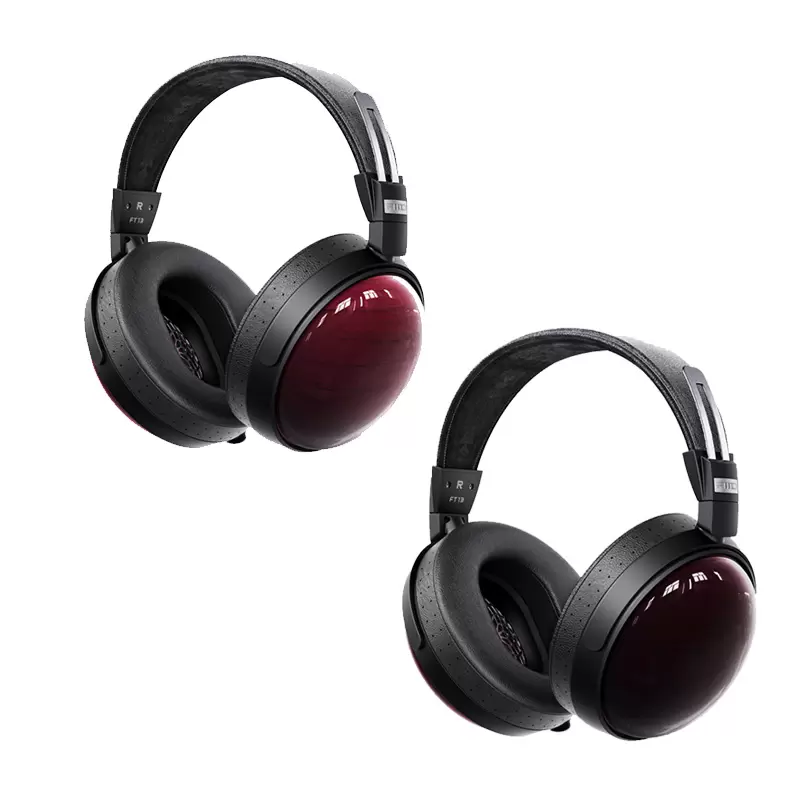 FiiO FT13 หูฟังเฮดโฟนบอดี้ไม้ สัมผัสหรูหรา คุณภาพเสียงที่เป็นเอกลักษณ์ [Red/Black]