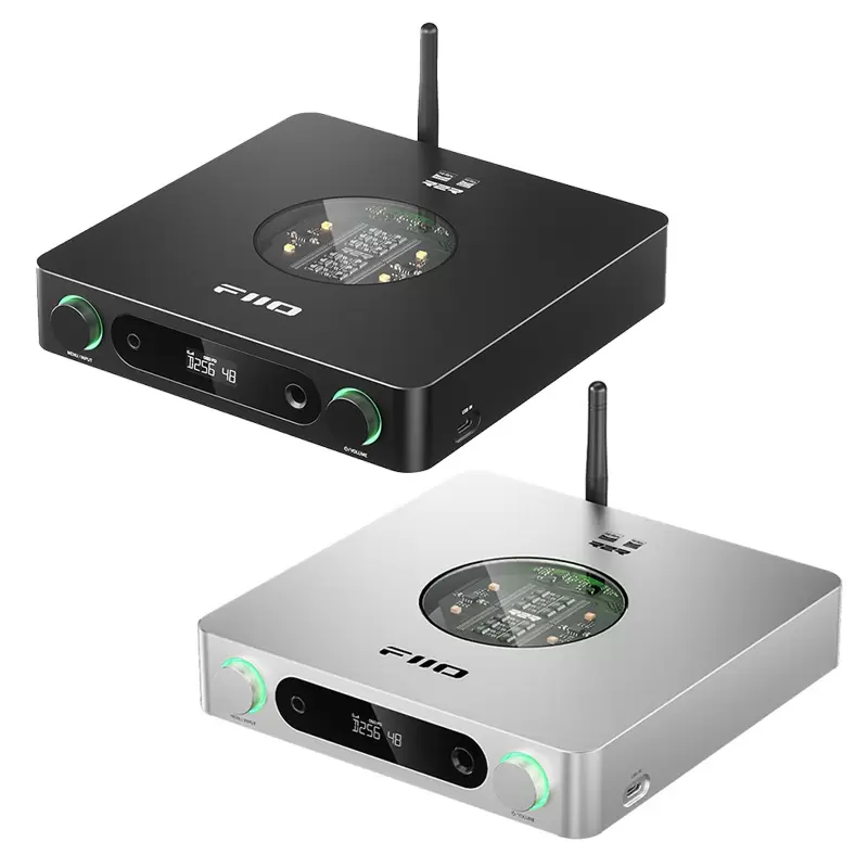 FiiO K13 R2R DAC/AMP ตั้งโต๊ะ แบบ R2R 24-bit ให้เสียงที่เป็นธรรมชาติ รองรับ MQA, LDAC, Dual Hi-Res [Black/Silver]