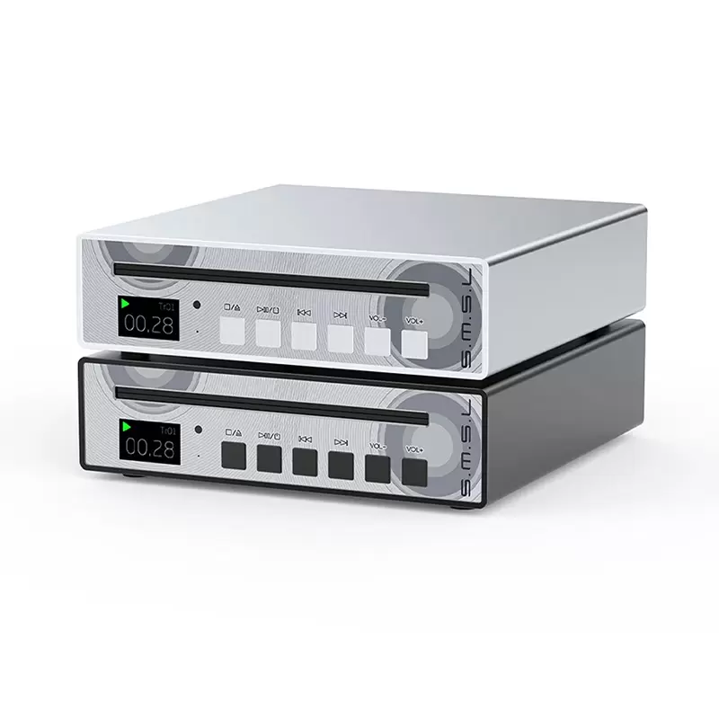 SMSL PL100 เครื่องเล่น CD ชิป DAC Cirrus Logic CS43131 [Black/Silver]