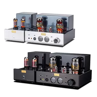 Cayin HA-6A MK2 แอมป์หูฟังหลอดแก้วสุญญากาศแบบตั้งโต๊ะ ระดับเรือธง ยกระดับการออกแบบใหม่ [Black/Silver]