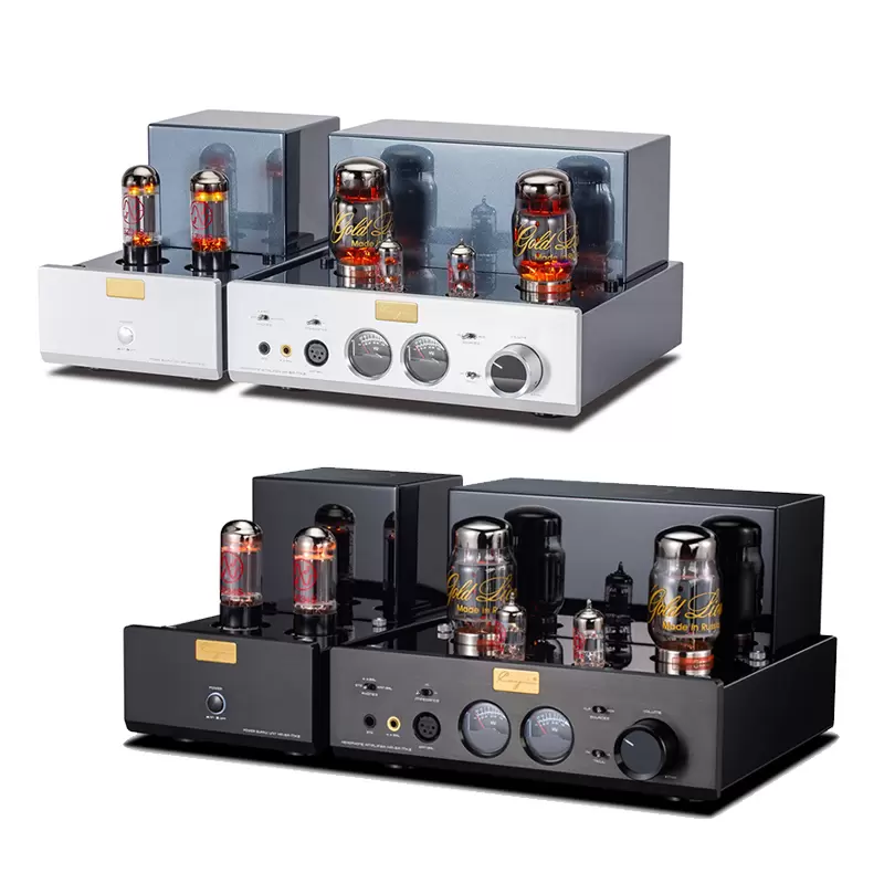 Cayin HA-6A MK2 แอมป์หูฟังหลอดแก้วสุญญากาศแบบตั้งโต๊ะ ระดับเรือธง ยกระดับการออกแบบใหม่ [Black/Silver]