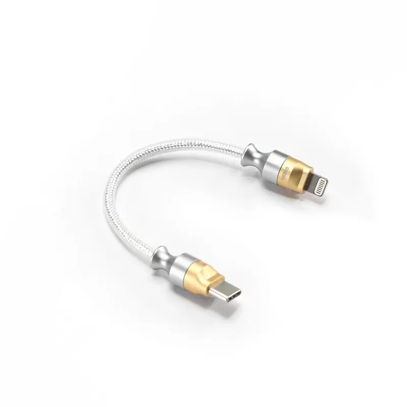 DD MFi05 M2 สายดาต้าส่งข้อมูล Lightning to TypeC OTG แบบทางเดียว สำหรับเชื่อมต่อเครื่องเล่นเพลง [9 CM.]