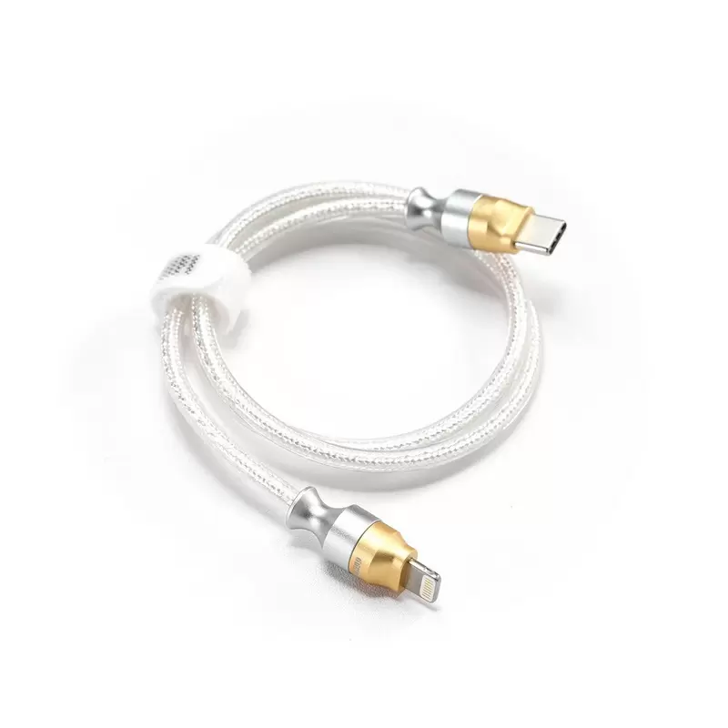 DD MFi05 M2 สายดาต้าส่งข้อมูล Lightning to TypeC OTG แบบทางเดียว สำหรับเชื่อมต่อเครื่องเล่นเพลง [50 CM.]