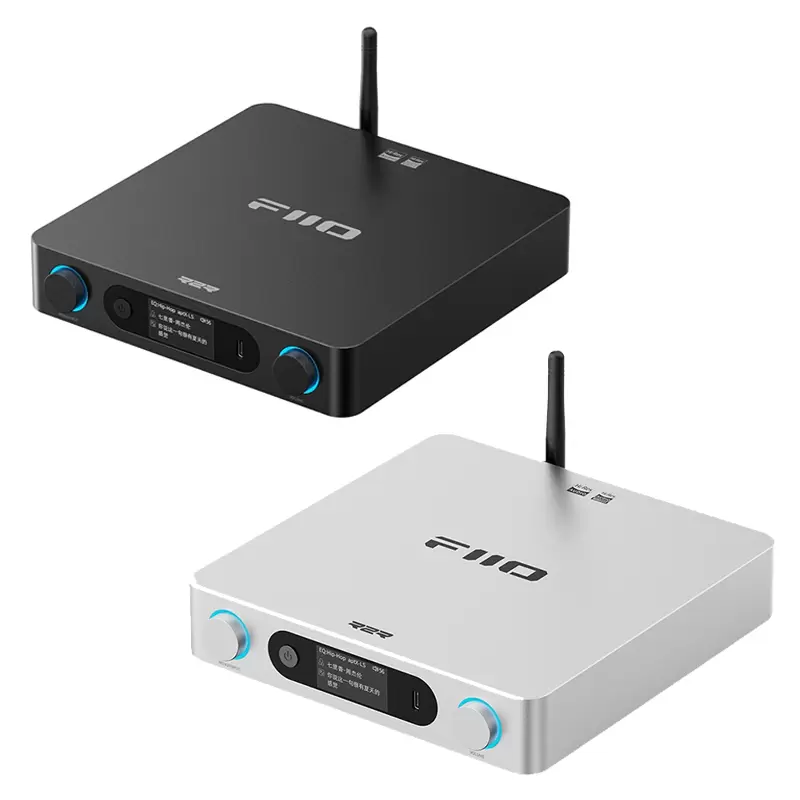 FiiO BR15 R2R เครื่องรับสัญญาณ Bluetooth 6.0 ชิป Qualcomm QCC5181 รุ่นเรือธงรองรับ Hi-Res [Black/Silver]