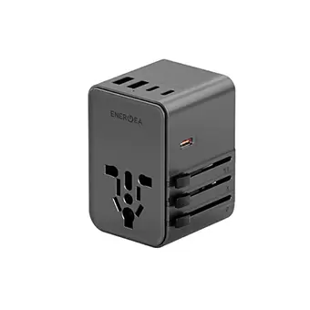 Energea TravelWorld Adapter GaN70 หัวแปลงปลั๊กไฟ สำหรับ เดินทาง (3C2A/PD70W)