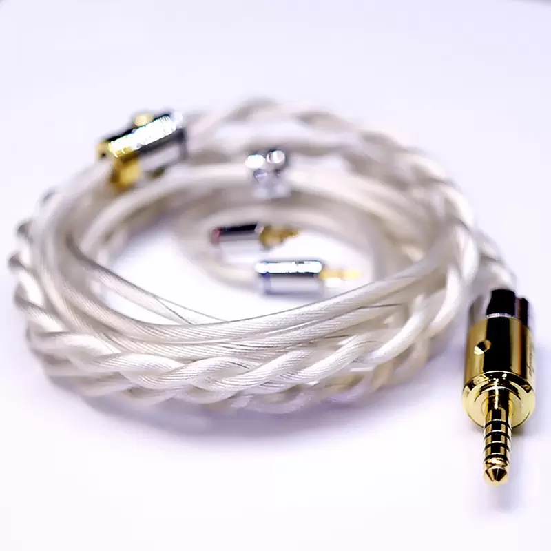 Hakugei White Dragon สายอัพเกรดหูฟัง ผสมโลหะหายาก Palladium [2.5 MM.][2 PIN/MMCX]