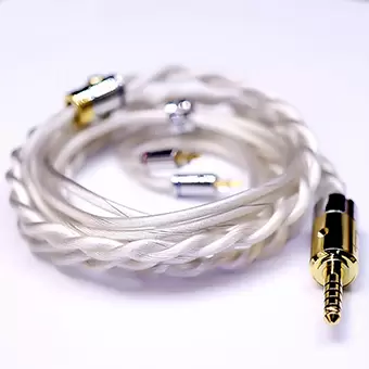 Hakugei White Dragon สายอัพเกรดหูฟัง ผสมโลหะหายาก Palladium [3.5 MM.][2 PIN/MMCX]