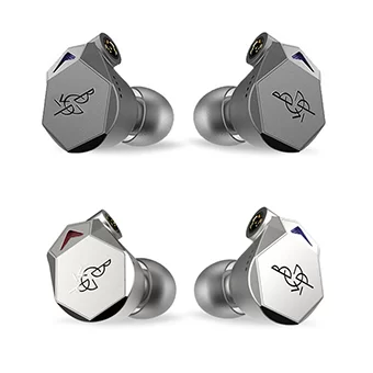 BGVP Melody หูฟัง Dynamic ระดับเรือธง รูปทรง polygons [3 in 1 Plug][Grey/Silver]