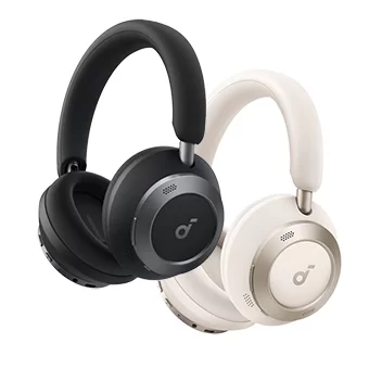 Soundcore Space One Pro Foldable Over-Ear Headphones [Black/White]