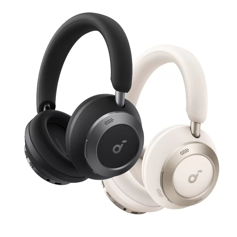 Soundcore Space One Pro Foldable Over-Ear Headphones [Black/White]