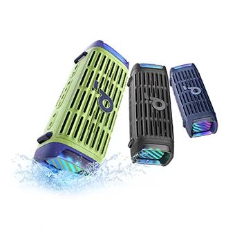 Soundcore by Anker Boom 3i Rugged Outdoor Speakers IP68 Waterproof [Black/Green/Blue]