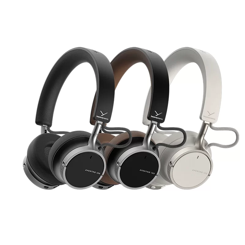 Beyerdynamic AVENTHO 100 Wireless on-ear headphones with ANC [Black/Brown/Cream]