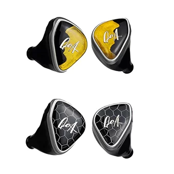 QoA Margarita Earphone 1BA+1DD+2 Sonion Electrostatic [Black/Yellow]