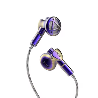 BGVP DX7 หูฟังเอียบัด ไดรเวอร์ไดนามิก 14.2 มม. เปลี่ยนท่อนำเสียงได้ รองรับ Hi-Res [Purple]
