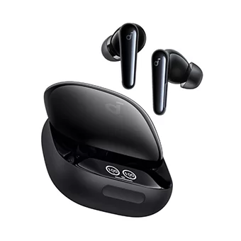 Soundcore Liberty 4 Pro Noise Cancelling True-Wireless Earbuds [Glossy Black]