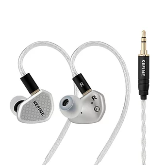 KEFINE Klean SV หูฟัง IEMs ไดรเวอร์ไดนามิก ไดอะแฟรม DLC เปลี่ยนท่อนำเสียงได้ [Type-C]
