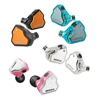 7HZ x Crinacle Zero: 2  Updated 10mm Dynamic Driver IEM in Collaboration with Crinacle [STD][Silver/Orange/Blue/Pink]
