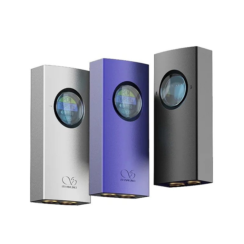 [Pre-Order] SHANLING UA1 II USB DAC/AMP หางหนู ชิป CS43131 x2 มีจอแสดงผลและปุ่มควบคุมในตัว [Purple/Black/Silver]