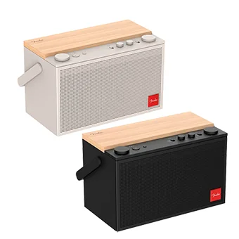 Fender ELIE™ 12 Portable Bluetooth Speakers [Skyscraper Black/Olympic White]