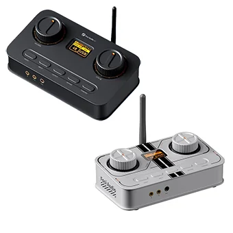 Fosi Audio K7 Bluetooth DAC/AMP HiFi อเนกประสงค์สำหรับเล่นเกม ชิป AKM AK4493SEQ [Black/Silver]