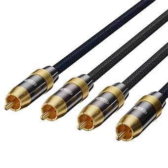 [Pre-Order] ERTK Deluxe RCA สายสัญญาณเสียง RCA คู่ Male to Male เกรดออดิโอไฟล์ [3 M]