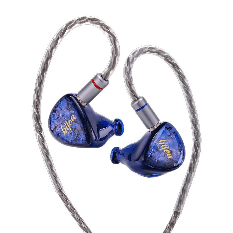 QoA bijou 1DD+1BA+1BC 3-Driver Hybrid Earphones [3.5 / 4.4 MM]
