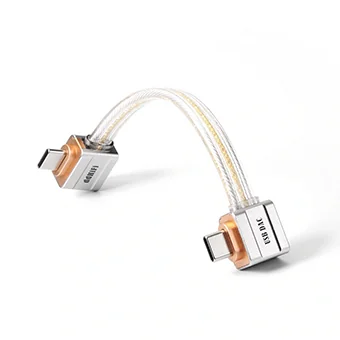 DD TC19LL สายสัญญาณดิจิทัล USB-C to USB-C OTG ระดับเรือธง หัวปลั๊กรูปทรงตัว L