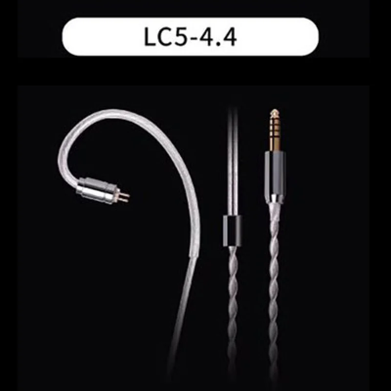 Simgot LC5 สายอัพเกรดหูฟัง ทองแดงผลึกเดี่ยวความบริสุทธิ์ 6N ชุบเงิน ขั้ว 2พิน0.78 [4.4 MM.]