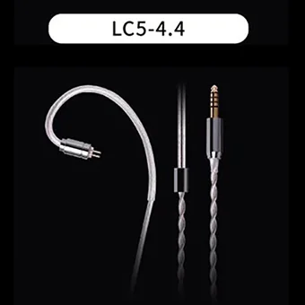 Simgot LC5 สายอัพเกรดหูฟัง ทองแดงผลึกเดี่ยวความบริสุทธิ์ 6N ชุบเงิน ขั้ว 2พิน0.78 [4.4 MM.]
