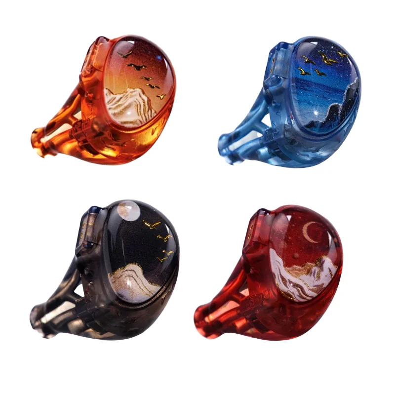 Celest PhoenixCall 2.0 Poem of Homecoming – Artistic Hybrid-Driver IEMs [Orange/Blue/Black/Red]