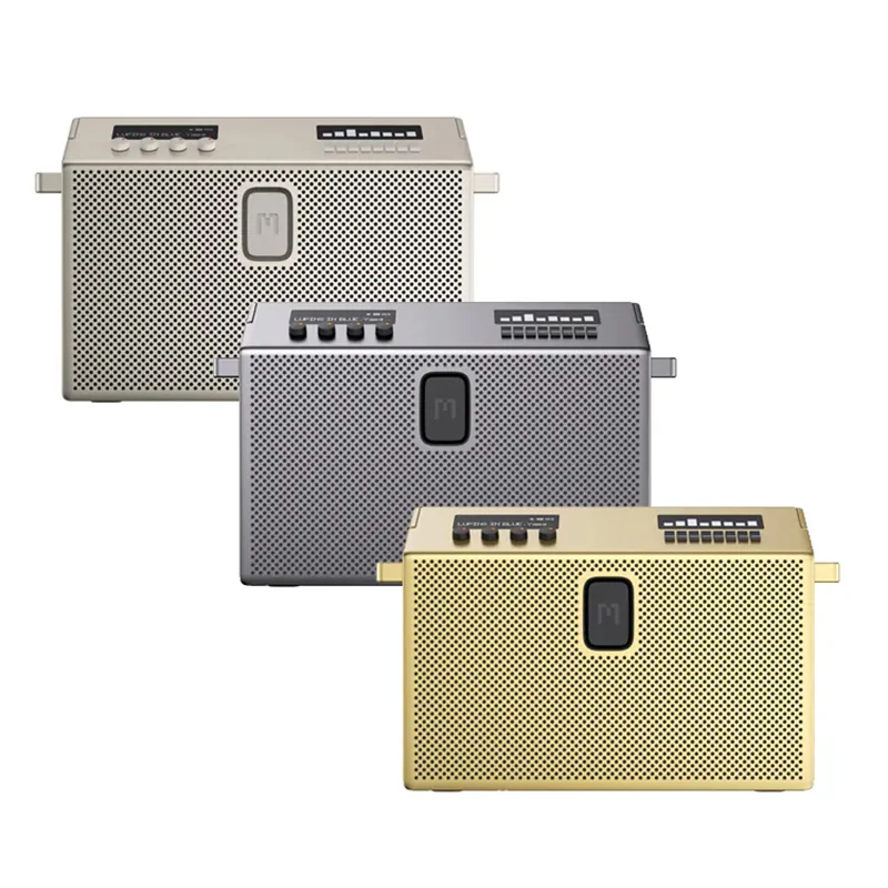 MONDO Speaker Large [Metal gray/Brass/Greige]