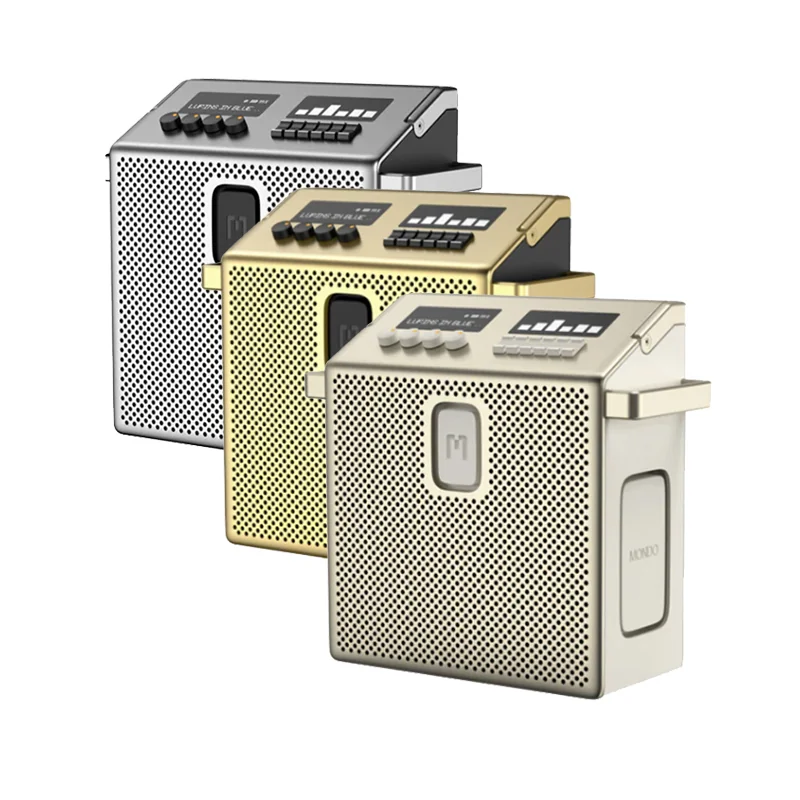 Mondo Speaker Medium [Metal gray/Brass/Greige]