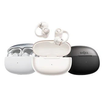 Shokz OpenDots2 Next-Gen openear clip-on Flagship [Black/White/Silver]