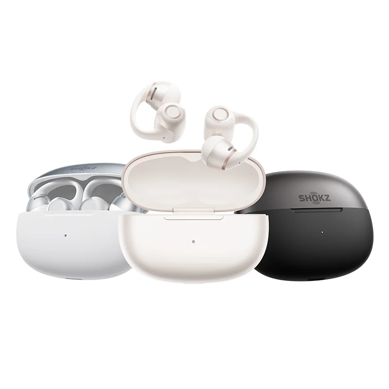Shokz OpenDots2 Next-Gen openear clip-on Flagship [Black/White/Silver]
