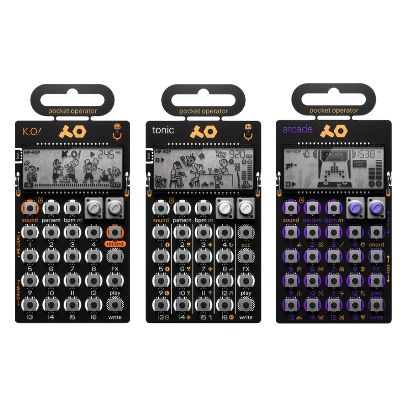 Teenage Engineering [PO-33 K.O! /PO-32 tonic /PO-20 arcade]