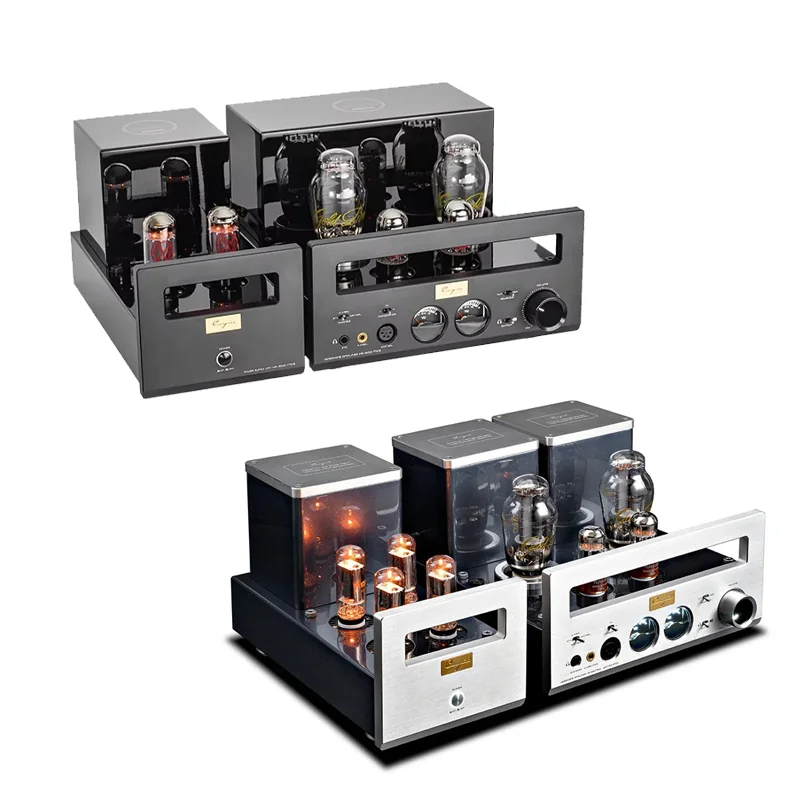 Cayin HA-300MK3 แอมพลิฟายเออร์หลอดสุญญากาศระดับเรือธงรุ่นที่สามในซีรีส์ HA-300 แบบ Direct Heated Triode [Black/Silver]