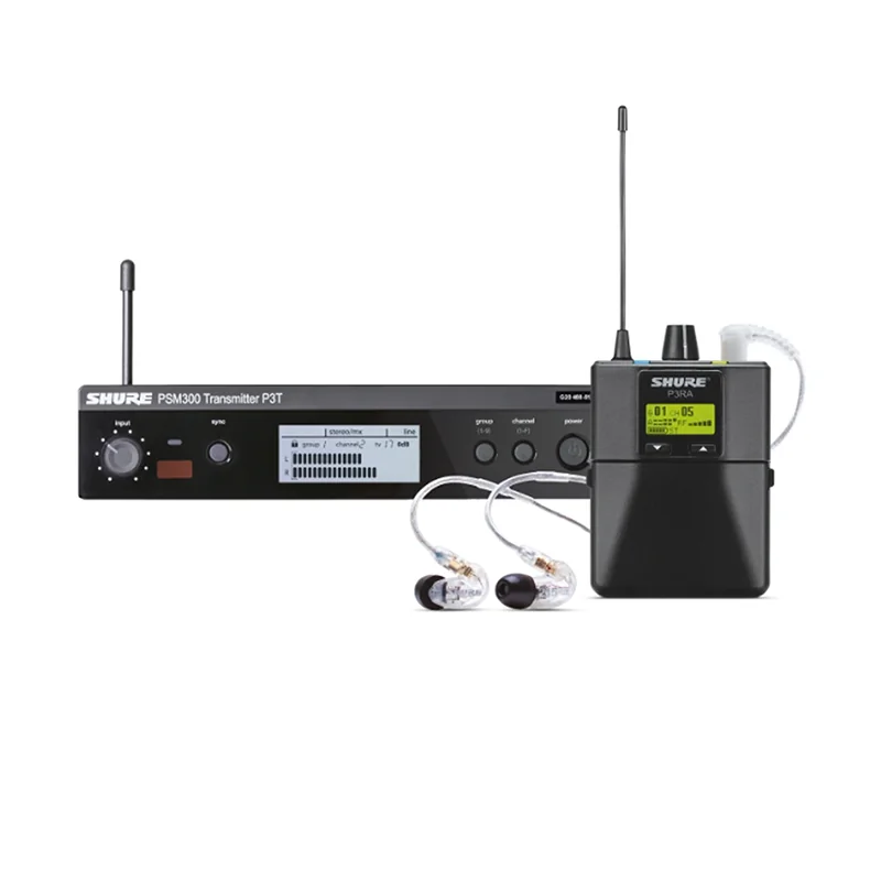 Shure PSM300 IN-EAR PERSONAL MONITORING SYSTEM WITH SE215 EARPHONES