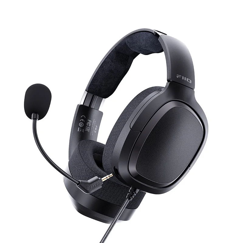 FiiO FG3 หูฟังเกมมิ่งแบบครอบหูระดับไฮไฟ ไดรเวอร์ไดนามิกคู่แบบโคแอกเชียล เทคโนโลยีประมวลผลขั้นสูง