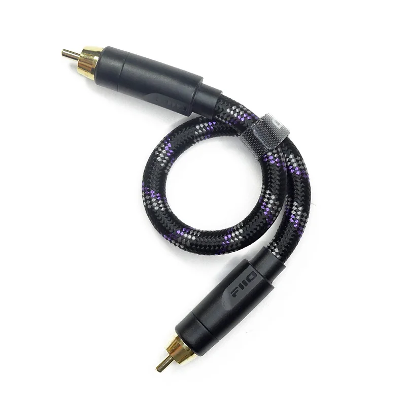 FiiO TRUST LR-RCA7S สายสัญญาณเสียง RCA เป็น RCA ความต้านทานภายในสาย 75 โอห์ม ส่งสัญญาณแม่นยำ [20 CM.]