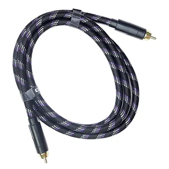 FiiO TRUST LR-RCA7L สายสัญญาณเสียง RCA เป็น RCA ความต้านทานภายในสาย 75 โอห์ม ส่งสัญญาณแม่นยำ [150 CM.]