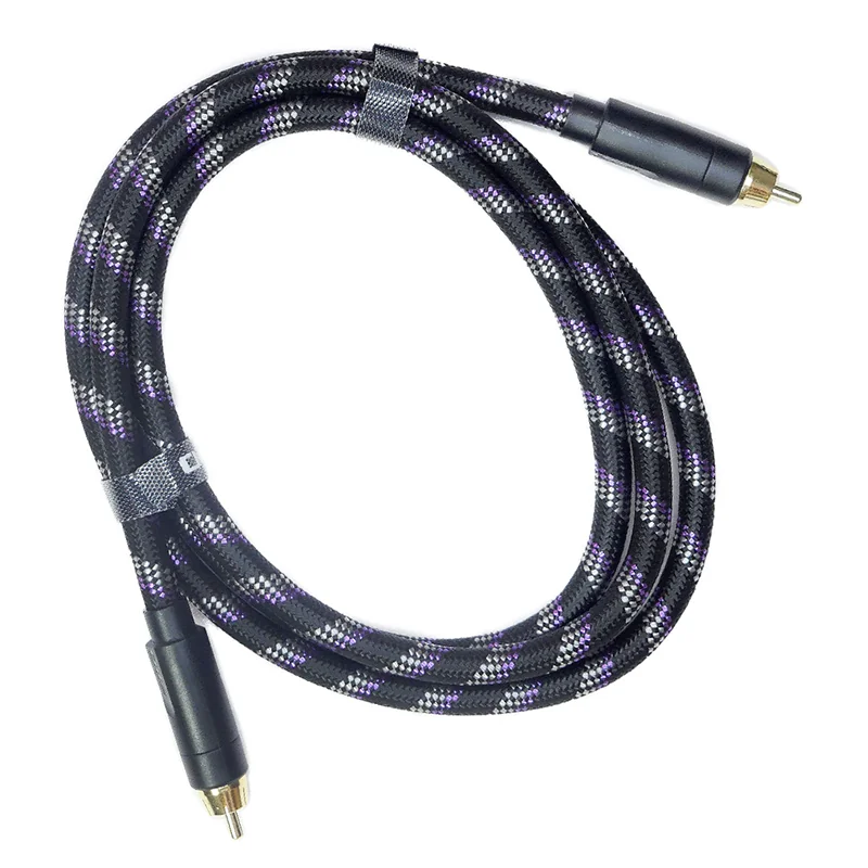 FiiO TRUST LR-RCA7L สายสัญญาณเสียง RCA เป็น RCA ความต้านทานภายในสาย 75 โอห์ม ส่งสัญญาณแม่นยำ [150 CM.]