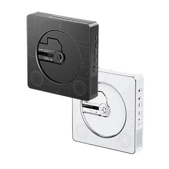 FiiO Snowsky BEATBOX เครื่องเล่นซีดีพกพา พร้อมวิทยุ FM, ลำโพงบลูทูธ, เครื่องเล่นเพลง USB, ระบบริปซีดี และแบตเตอรี่ชาร์จได้ในตัว [Black/White]