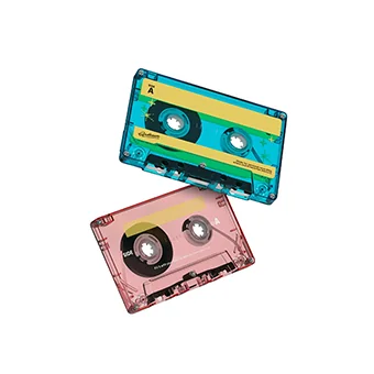 Gadhouse Blank Cassette Tapes [Pink/Blue]