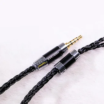 Hakugei Aledo Onyx สายอัพเกรดหูฟังระดับพรีเมียม ทองแดงผลึกเดี่ยว OCC ถัก 8 ทำด้วยมือทุกขั้นตอน [ 2Pin 3.5/2Pin 4.4/MMCX 3.5/MMCX 4.4]