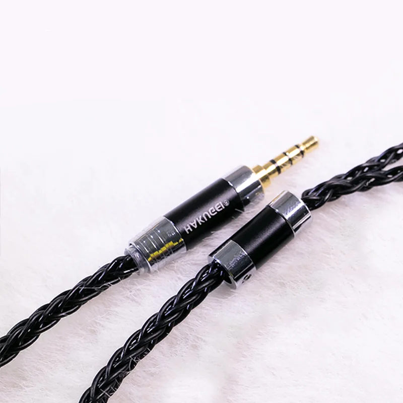 Hakugei Aledo Onyx สายอัพเกรดหูฟังระดับพรีเมียม ทองแดงผลึกเดี่ยว OCC ถัก 8 ทำด้วยมือทุกขั้นตอน [ 2Pin 3.5/2Pin 4.4/MMCX 3.5/MMCX 4.4]