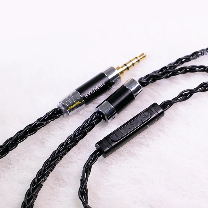 Hakugei Aledo Onyx สายอัพเกรดหูฟังระดับพรีเมียม ทองแดงผลึกเดี่ยว OCC ถัก 8 ทำด้วยมือทุกขั้นตอน [ 2Pin 3.5 + MIC]